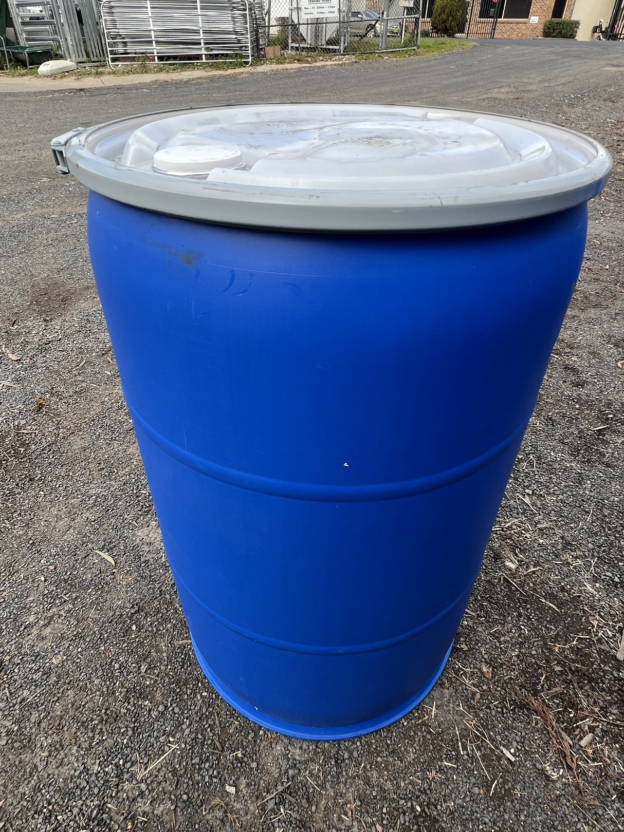 DRUM 200LTR OPEN TOP DRUM WITH CLAMP ON LID