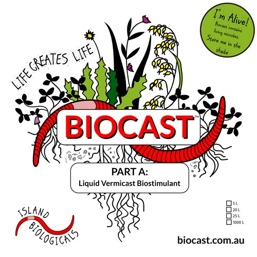 BIOCAST LIQUID VERMICAST BLOSTIMULANT 25L